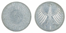 Germany - 5 Deutsche Mark - Silver - 1960-G
