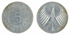 Germany - 5 Deutsche Mark - Silver - 1963-D