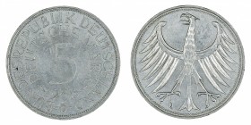 Germany - 5 Deutsche Mark - Silver - 1966-D