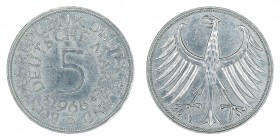 Germany - 5 Deutsche Mark - Silver - 1968-D