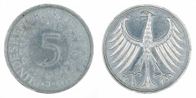 Germany - 5 Deutsche Mark - Silver - 1969-J