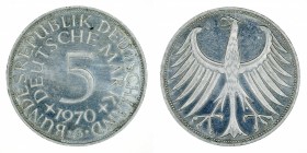Germany - 5 Deutsche Mark - Silver - 1970-G