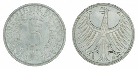 Germany - 5 Deutsche Mark - Silver - 1971-J