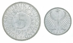 Germany - 5 Deutsche Mark - Silver - 1972-D