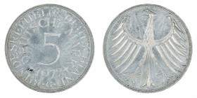 Germany - 5 Deutsche Mark - Silver - 1972-G