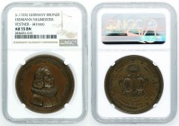 Germany - Erdmann Neumeister Vestner Bronze Medal - NGC AU55 BN - 1725 - יהוה