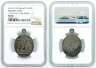 Germany - Liberation War Anniv Medal - NGC AU58 - 1813 - יהוה