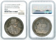 Germany - Nurnberg Reformation Silver Medal - NGC MS61 - 1717 - יהוה