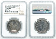 Germany - Reformation Anneversary Silver Medal - NGC AU Details - 1717 - יהוה