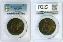 Great Britain - 1 penny 1855 - PCGS MS-63 BN