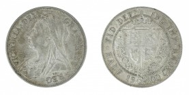 Great Britain - 1/2 crown 1900