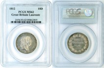 Great Britain - 18 pence 1812 - PCGS MS-62