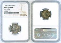 Great Britain - 6 pence 1840 - NGC UNC DETAILS.