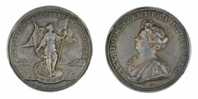 Great Britain - Silver medal 1708 - Anne. Capture of Sardinia and Menorca.