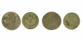 Italy - coin weight duo 1700-ies