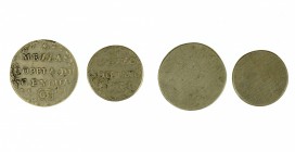 Italy - coin weight duo 1700-ies CP mm