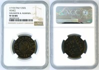 Italy - Venice - Dalmatia & Albania - 2 soldi (1710) - NGC VF-30