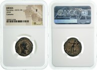 Judea - Caesarea - AE24 - Domitian - AD 81-96 - NGC F