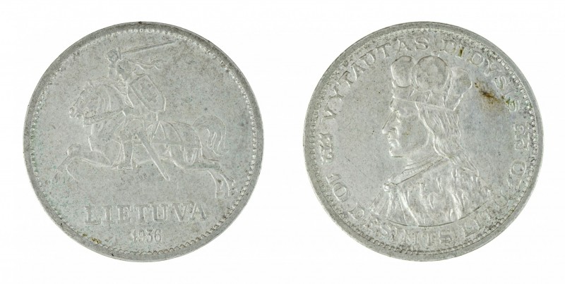 Llithunia - 10 litu 1936. KM-83. High grade, lustrous.