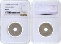 Palestine - 10 Mils - NGC MS62 - 1942 - Copper-Nickel