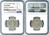 Palestine - 100 Mils - NGC AU Details - 1927