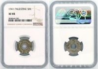 Palestine - 5 Mils - NGC XF45 - 1941