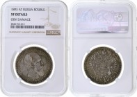 Russia - Rouble 1893 - NGC XF details