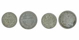 Russia - Silver duo 5 and 10 kopeks 1900