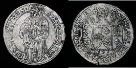 Salzburg - ½ Thaler 1557 old Silver (?) Collector copy