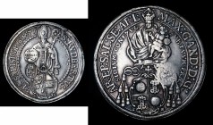 Salzburg - 1 Thaler 1677/1681 Counterstamped - old Silver (?) Collector copy