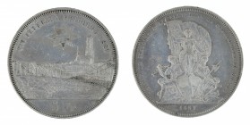 Switzerland - 5 francs shooting-Fribourg 1881