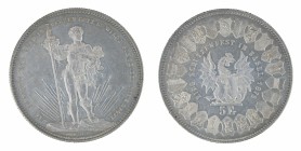 Switzerland - 5 francs shooting-Basel 1879