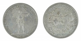 Switzerland - 5 francs shooting-Zug 1869