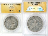 United States - 1$ Morgan - ANACS EF40 Details - 1893-CC