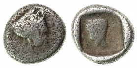 Asia Minor - Caria - AR Tritatemorion - 6th century BC - 1.04g