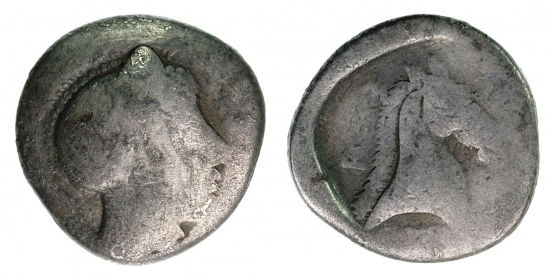 Greece - Thessaly - Pharsalos - AR Hemidrachm - 450-400BC - 2.52g