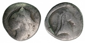 Greece - Thessaly - Pharsalos - AR Hemidrachm - 450-400BC - 2.52g