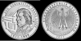 10 Euro 2011 Deutschland - Numisblatt 1/2011