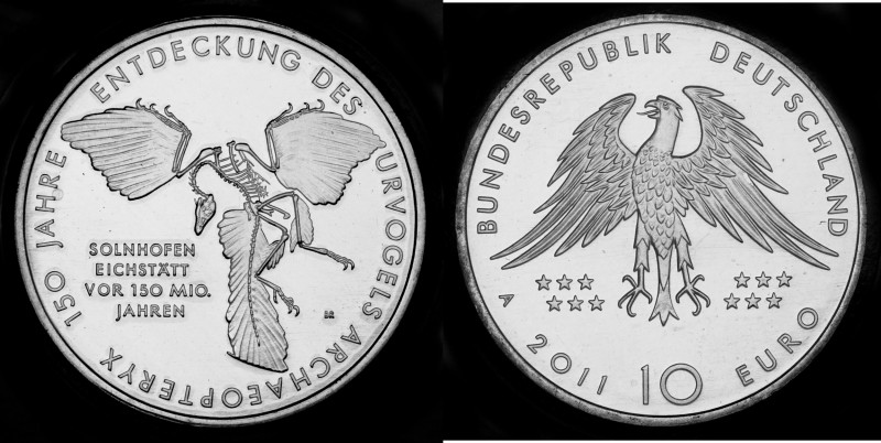 10 Euro 2011 Deutschland - Numisblatt 5/2011. 150 Years discovery of the primeva...