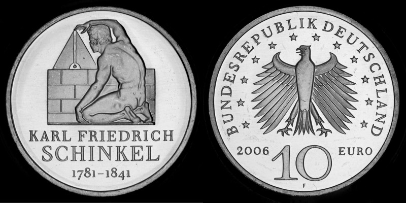 10 Euro 2006 Deutschland - Numisblatt 2/2006. 225th birthday of Karl Friedrich S...
