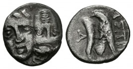 MOESIA, Istros. 1/4 Dracma. (Ar. 0,95g/11mm). 400-350 a.C. (Sear 1670 var; SNG Copenhagen 200). MBC.
