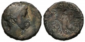 REINO DE CAPADOCIA, Ariobarzanes III. Dracma (Ar. 2,48g/14mm). 52-42 a.C. (Seaby 7304). BC. Escasa.