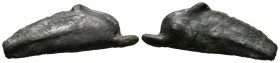 SKYTHIA, Olbia. Tipo delfín. (Ae. 2,58g/27mm). 437-410 a.C. (Anokhin 154). MBC+.