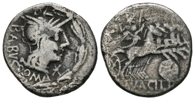 GENS ACILIA. Denario. (Ar. 3,20g/18mm). 125 a.C. Roma. (Crawford 271/1; FFC 92)....