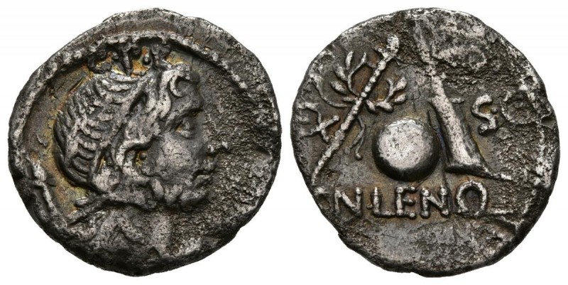 GENS CORNELIA. Denario. (Ar. 3,47g/19mm). 76-75 a.C. Hispania. (Crawford 393/1b;...