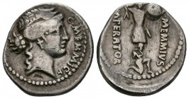 GENS MEMMIA. Denario. (Ar. 2,80g/18mm). 56 a.C. Roma. (Crawford 427/1; FFC 915). MBC-.