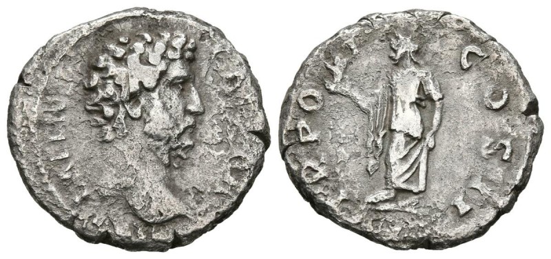 AELIO. Denario. (Ar. 2,70g/18mm). 137 d.C. Roma. (RIC 435). MBC. Oxidaciones lim...