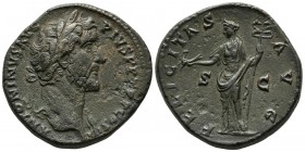 ANTONINO PIO. Sestercio. (Ae. 24,55g/31mm). 145-161 d.C. Roma. (RIC 770). MBC+.