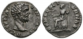 CLODIO ALBINO. Denario. (Ar. 2,74g/19mm). 193-195 d.C. Roma. (RIC 11a). MBC+. Escasa.
