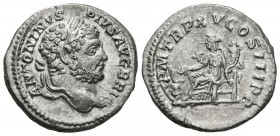 CARACALLA. Denario (Ar. 2,92g/18mm). 211-217 d.C. Roma. (RIC 196). MBC+.